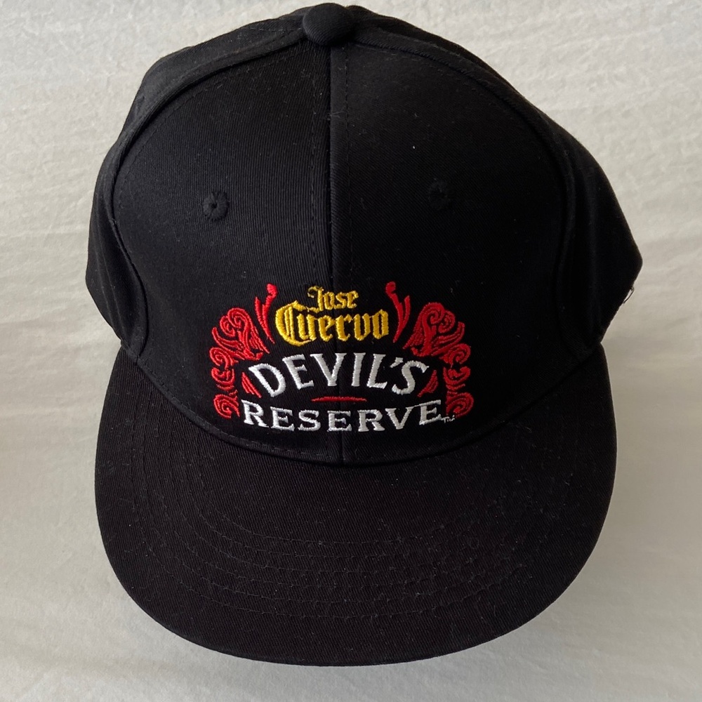 Jose Cuervo Devil’s Reserve Black Snap Back Flat Bill Cap